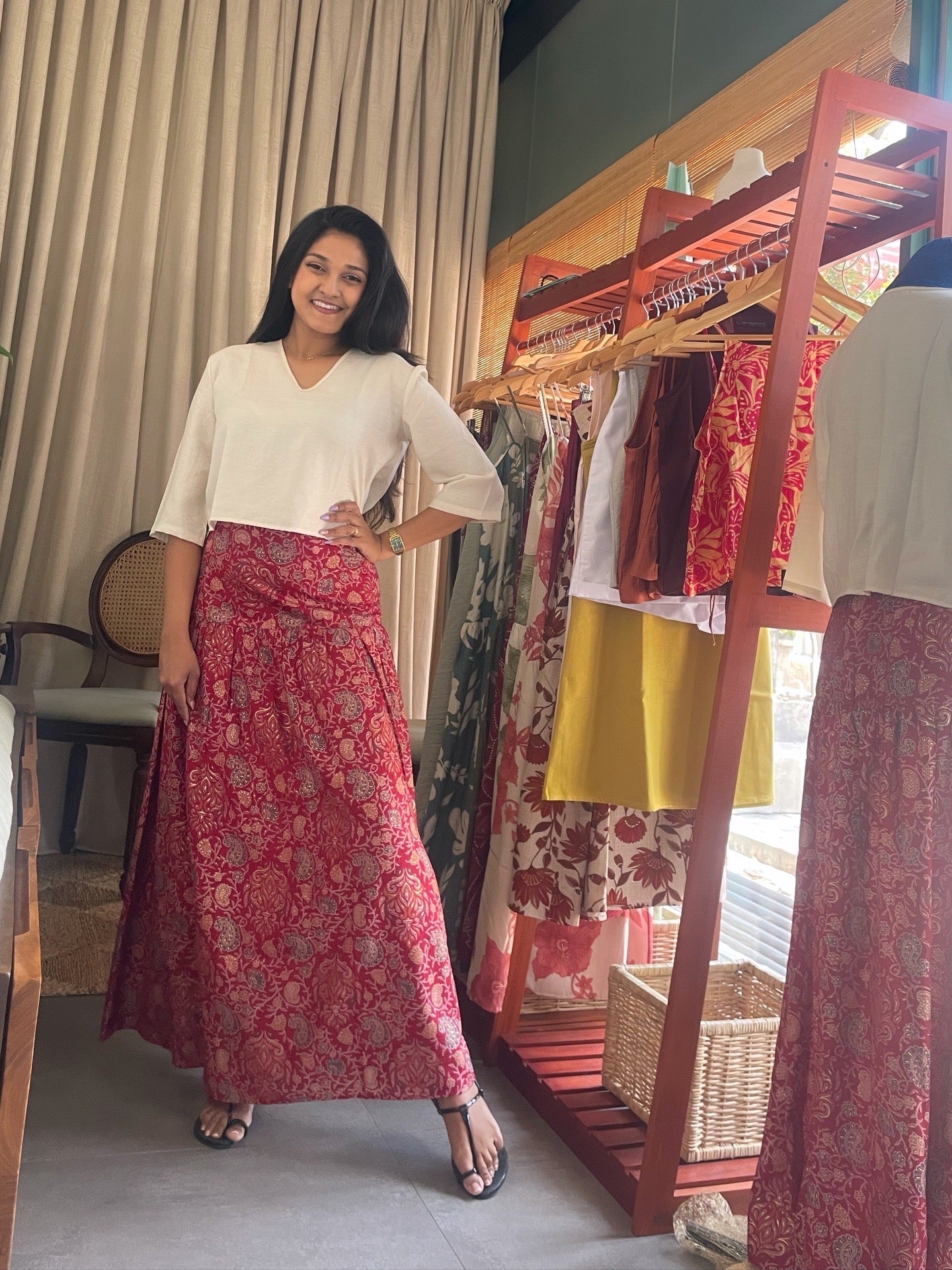 Ceylon Girl Maxi Skirt