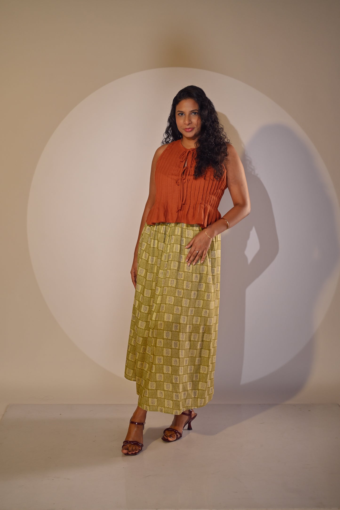 Gabrielle Pin Tucks Top
