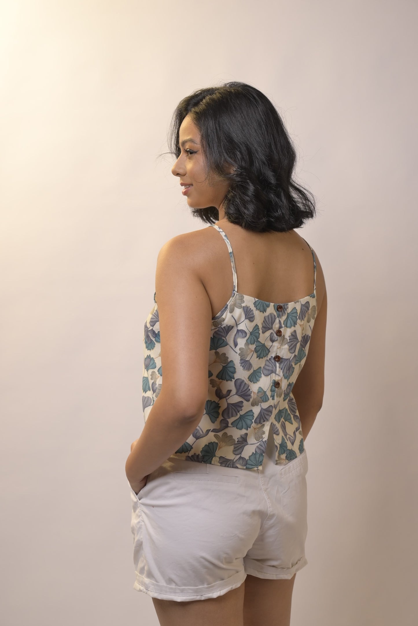 Dolly Top - Blue Floral