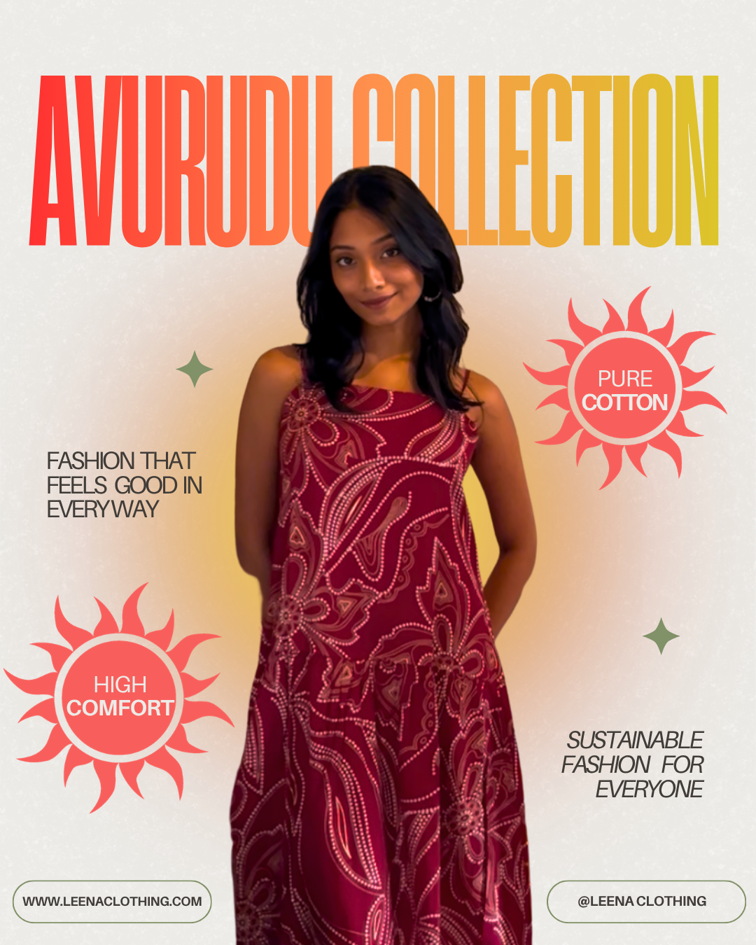 Paradise Bird Dress Red